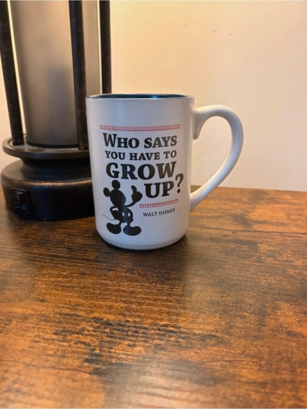 Disney hallmark Mickey Mouse grow up mug